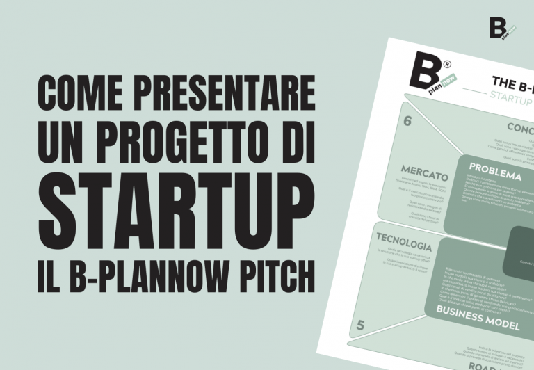 Come presentare un progetto di startup il B-PlanNow Pitch