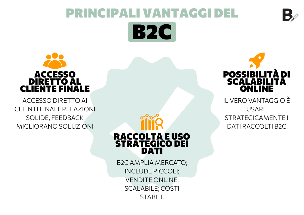 Principali vantaggi del B2C